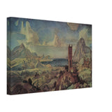 Mountain Landscape with Sea Bay by Konstantin Bogaevsky, canvas, view 2