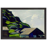 Mountain Luton by Nicholas Roerich, framed poster, view 2