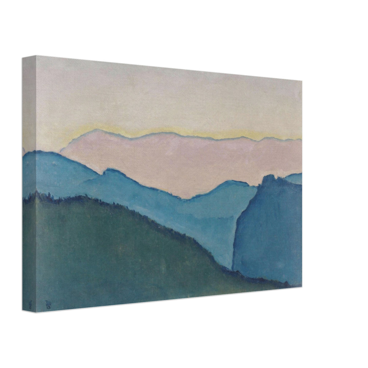Mountain Ranges by Koloman Moser, canvas, view 2