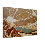 Mountain Snowfall, Lake Oesa by J. E. H. MacDonald, canvas, view 2