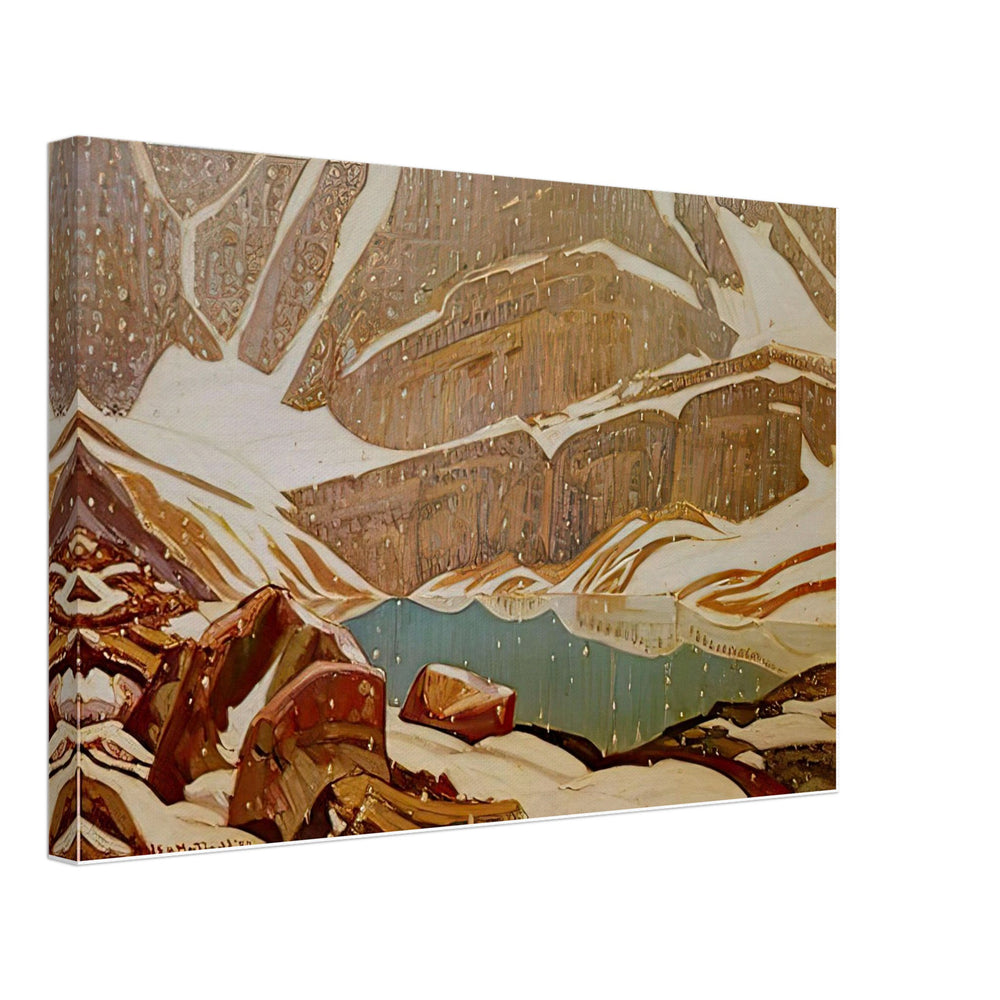 Mountain Snowfall, Lake Oesa by J. E. H. MacDonald, canvas