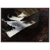 Mountain Stream in Caucasia by Hugo Simberg, framed poster, view 3