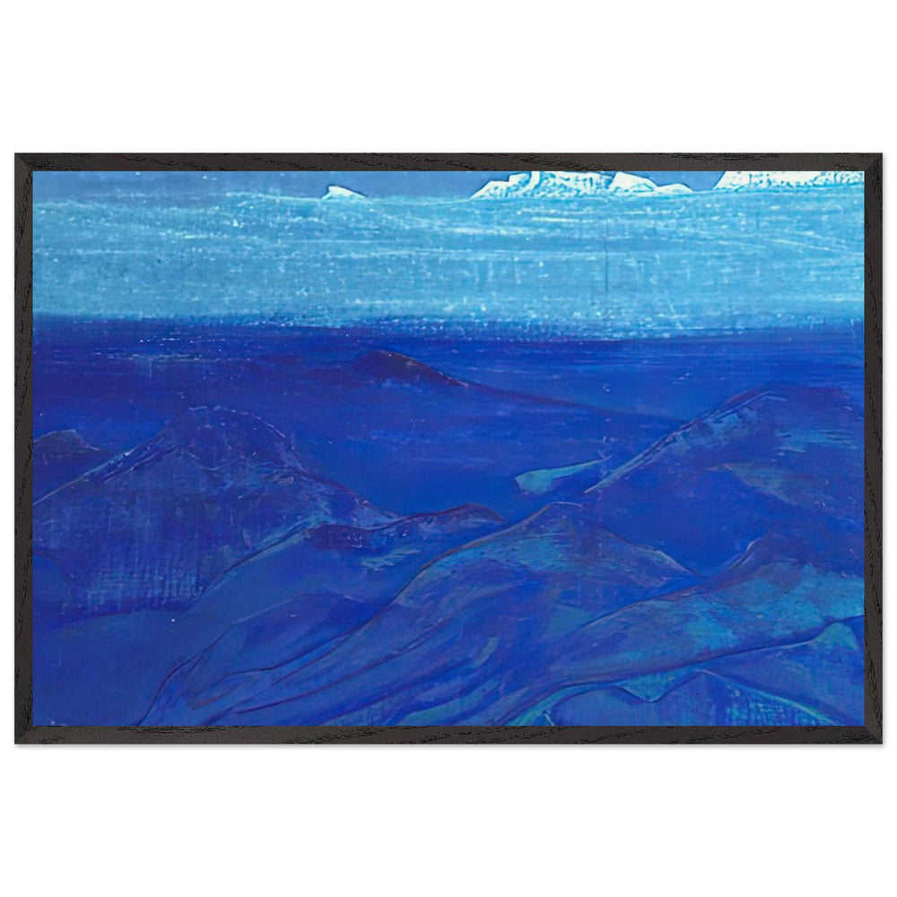 Mountains Soshing by Nicholas Roerich, framed poster