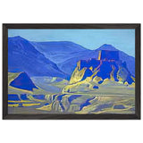 Mountany Landscape by Nicholas Roerich, framed poster, view 2