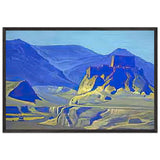 Mountany Landscape by Nicholas Roerich, framed poster