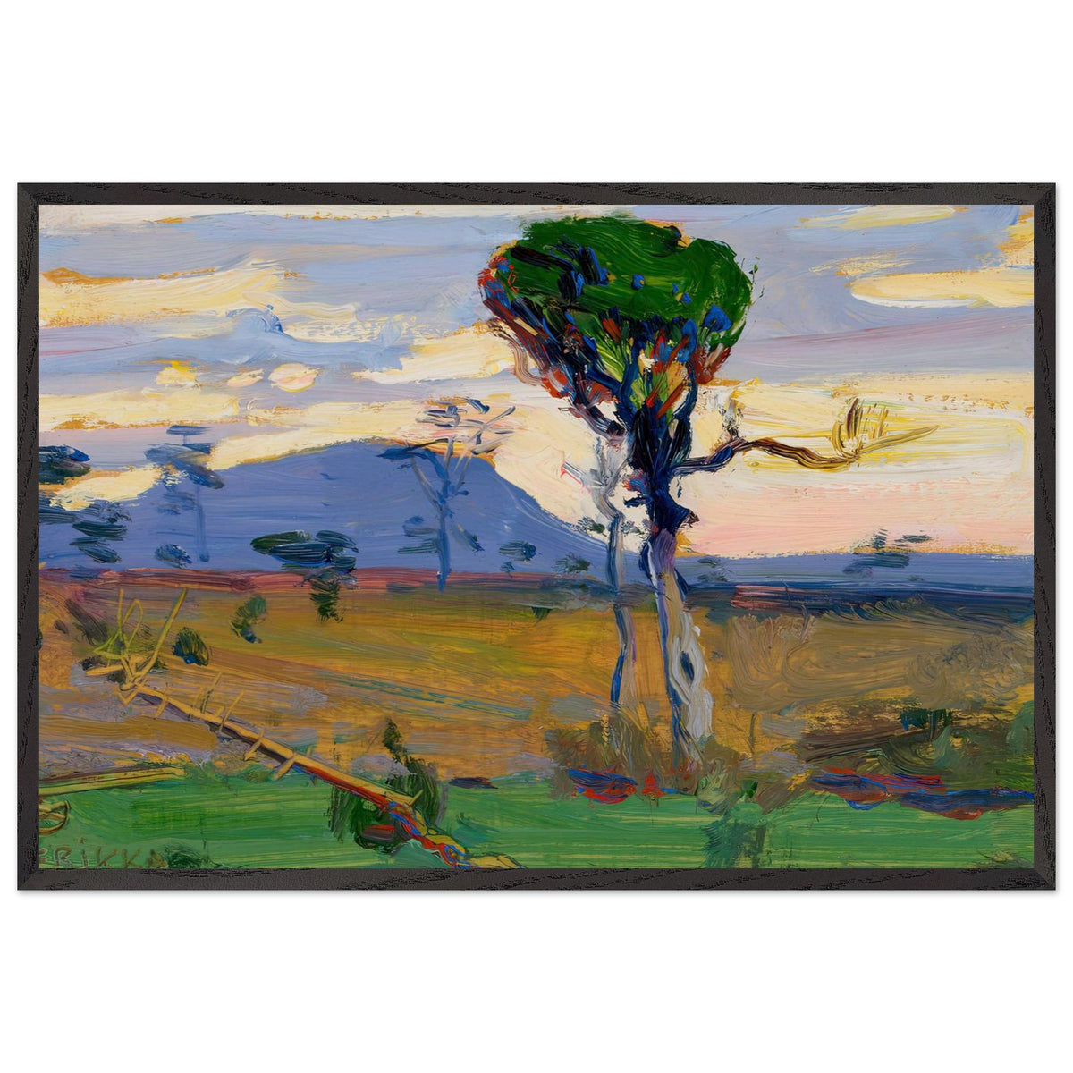Mt. Donia Sabuk by Akseli Gallen-Kallela, framed poster
