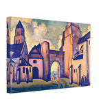 Mystery of Walls by Nicholas Roerich, canvas, view 2