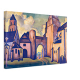 Mystery of Walls by Nicholas Roerich, canvas