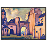 Mystery of Walls by Nicholas Roerich, framed poster, view 3