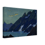 Nag Lake. Kashmir. by Nicholas Roerich, canvas, view 2