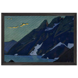 Nag Lake. Kashmir. by Nicholas Roerich, framed poster, view 2