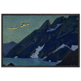 Nag Lake. Kashmir. by Nicholas Roerich, framed poster