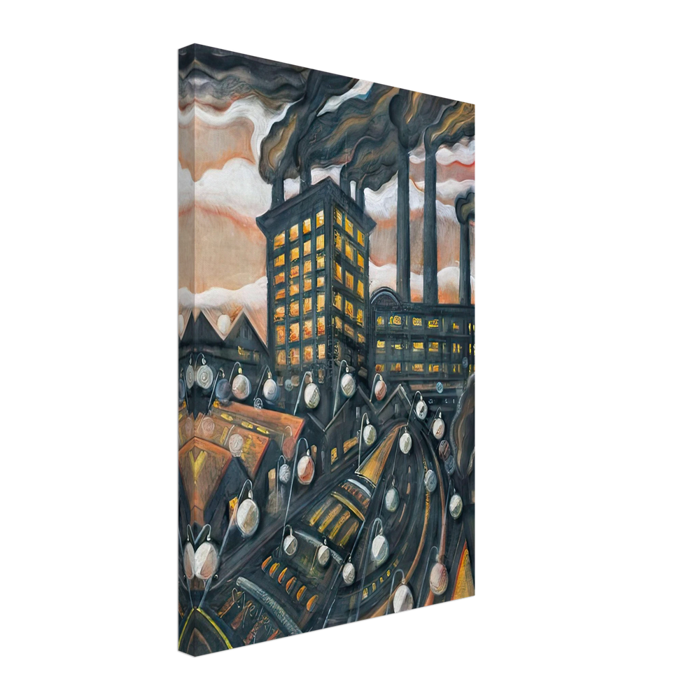 Nagyváros by Scheiber Hugó, canvas