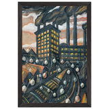 Nagyváros by Scheiber Hugó, framed poster, view 2