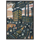 Nagyváros by Scheiber Hugó, framed poster, view 3