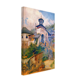 Namaiesti Monastery by Nicolae Vermont, canvas, view 2