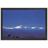 Nan Shan, Tibetan Frontier by Nicholas Roerich, framed poster, view 2