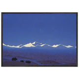 Nan Shan, Tibetan Frontier by Nicholas Roerich, framed poster, view 3