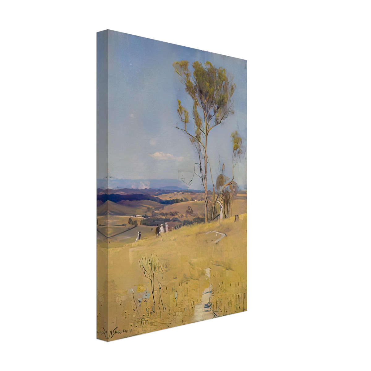 Near Heidelberg by Arthur Streeton, canvas, view 2