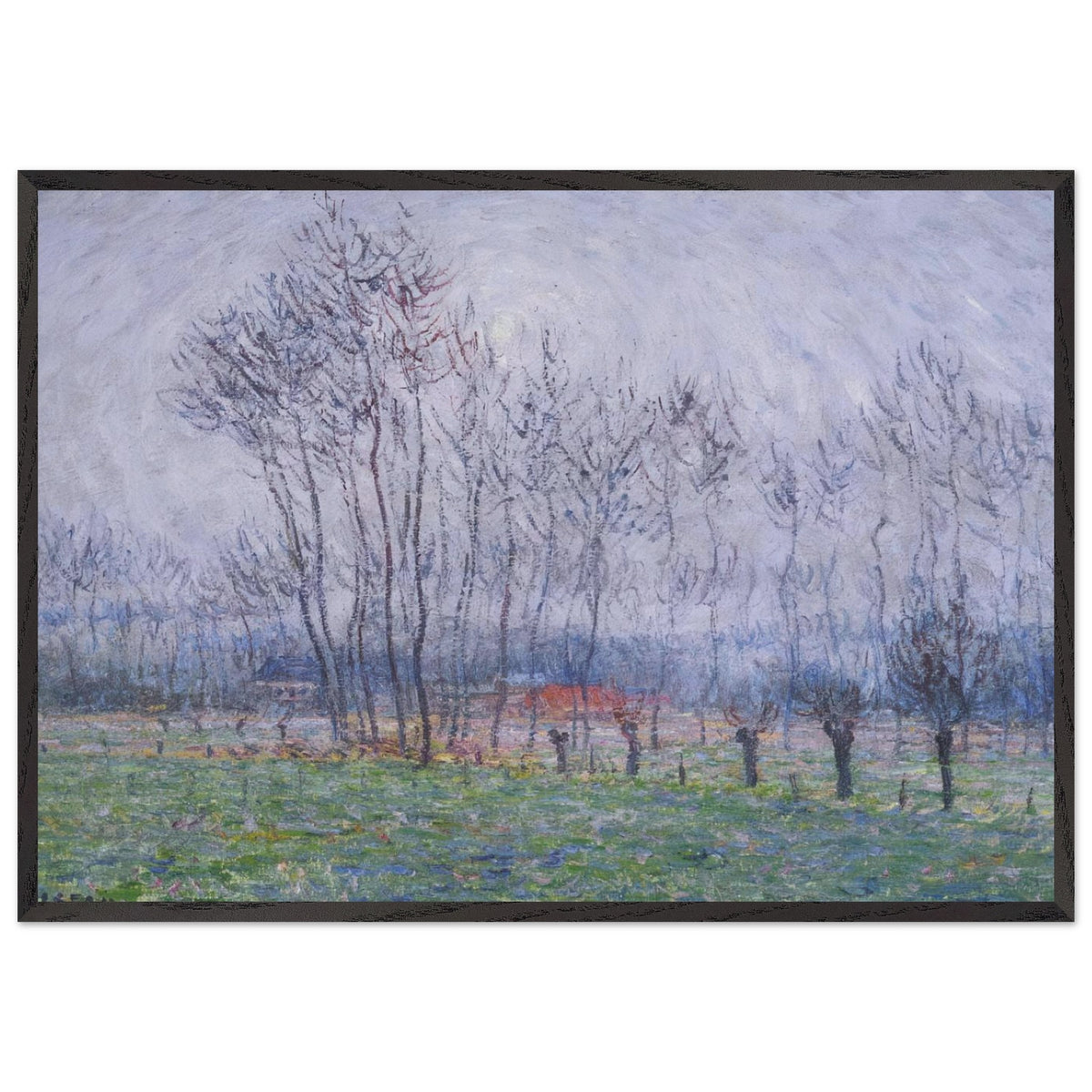Near Saint Cyr by Gustave Loiseau, framed poster, view 3