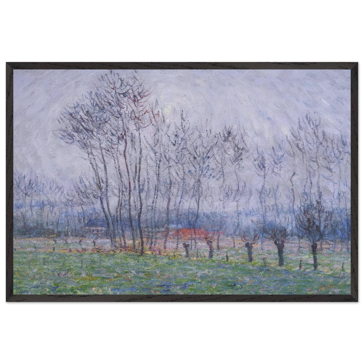 Near Saint Cyr by Gustave Loiseau, framed poster