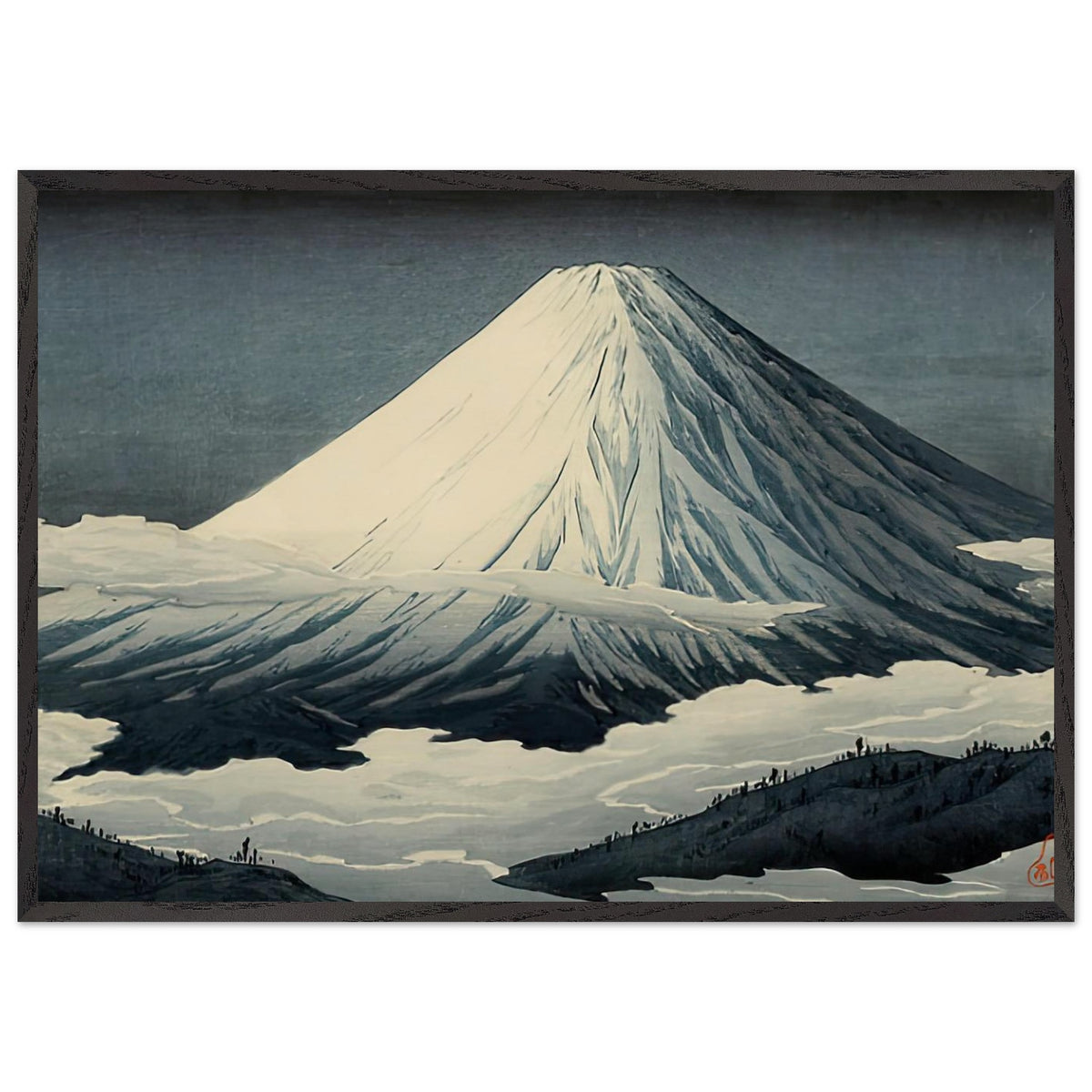 Nearby Omuro by Shotei Takahashi, framed poster, view 3