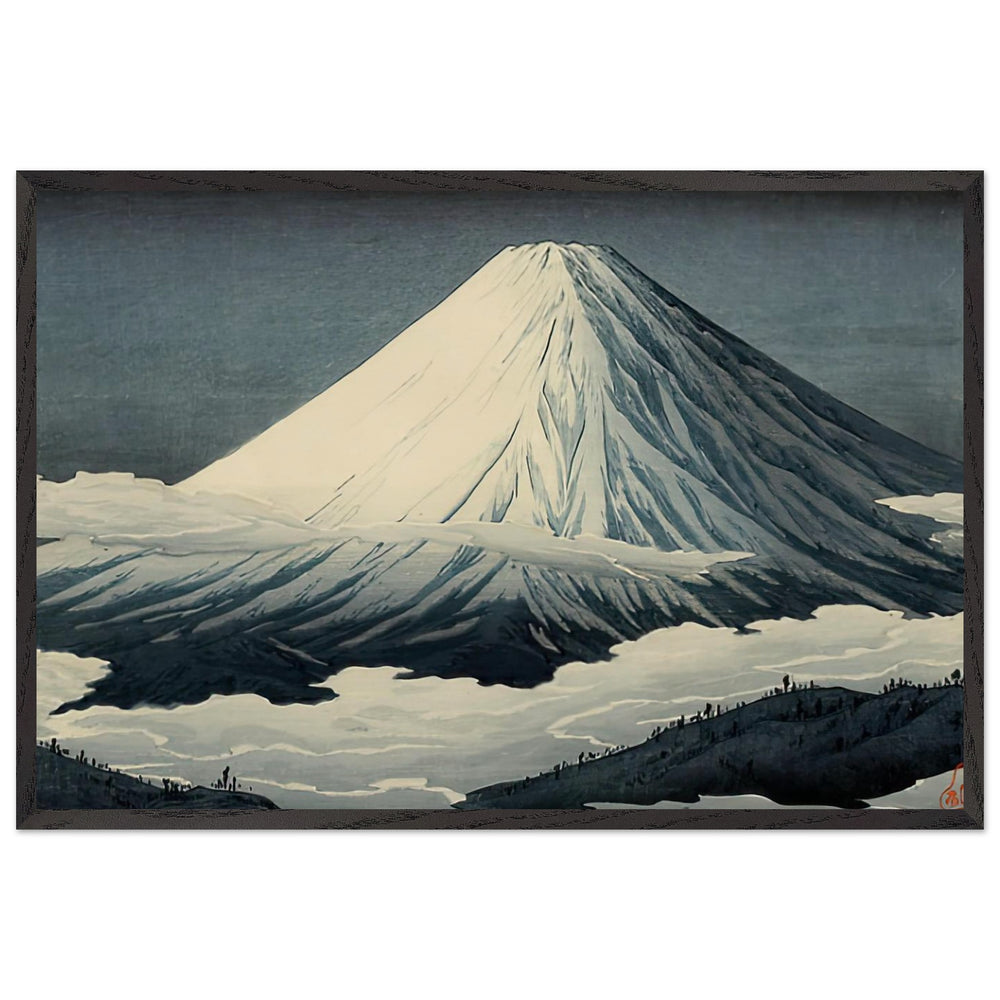 Nearby Omuro by Shotei Takahashi, framed poster