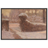 Neige en Artois by Marie Duhem, framed poster