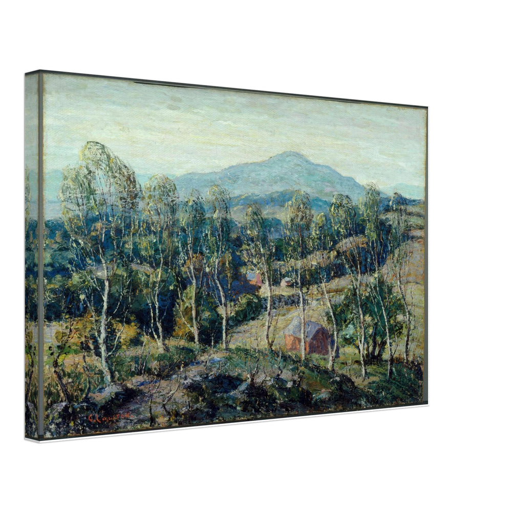 New England Birches by Ernest Lawson, canvas