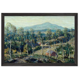 New England Birches by Ernest Lawson, framed poster, view 2