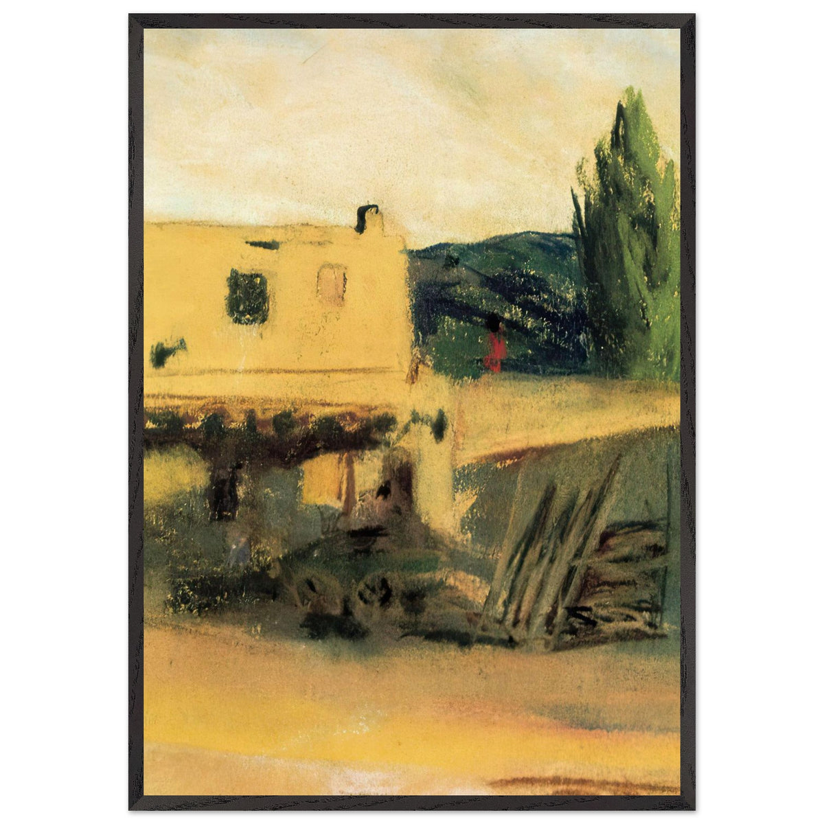 New Mexican Landscape by Robert Henri, framed poster, view 3