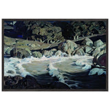Night at the Seaside by Konstantin Bogaevsky, framed poster