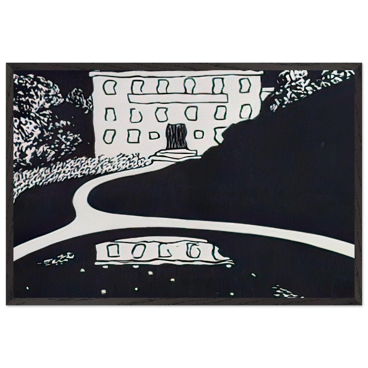 Night by Felix Vallotton, framed poster