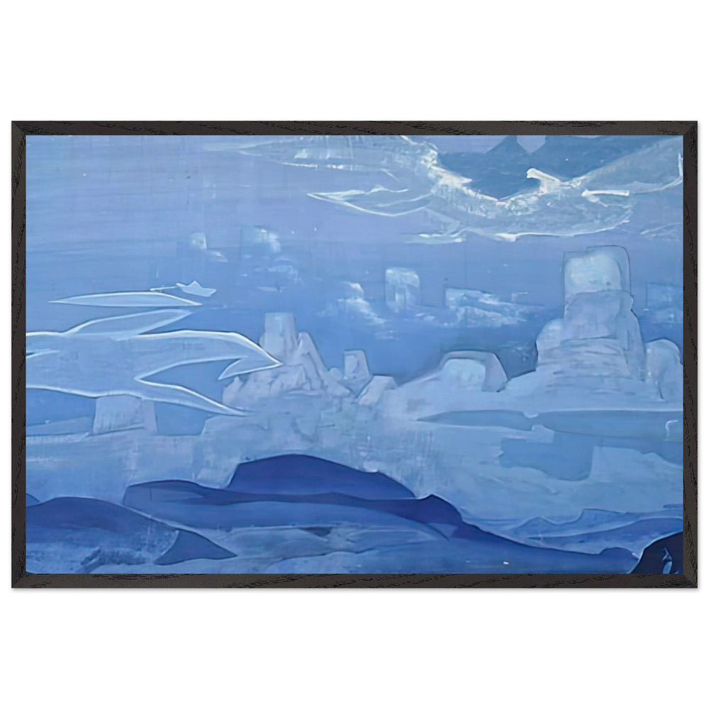 Night Rider by Nicholas Roerich, framed poster