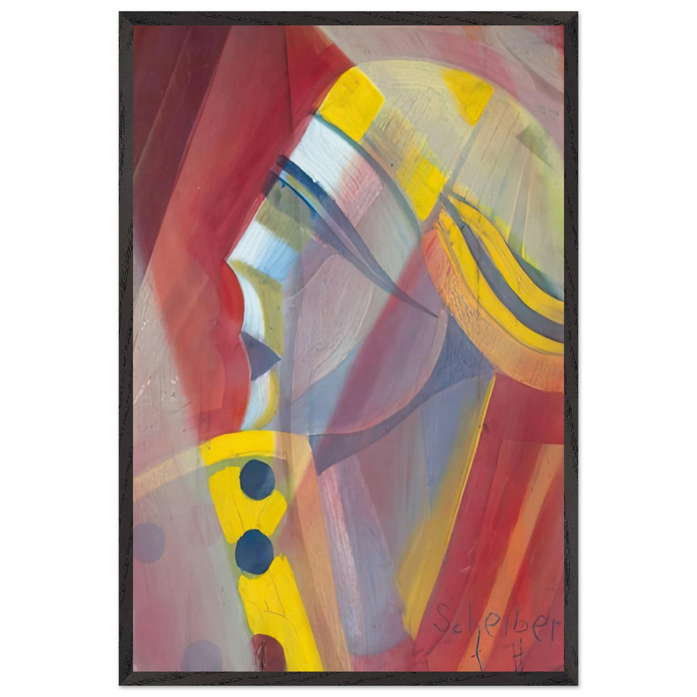 Nő Profilban by Scheiber Hugó, framed poster