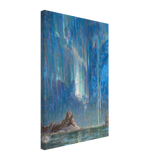 Northern Lights; Study from North Norway by Anna Katarina Boberg, canvas