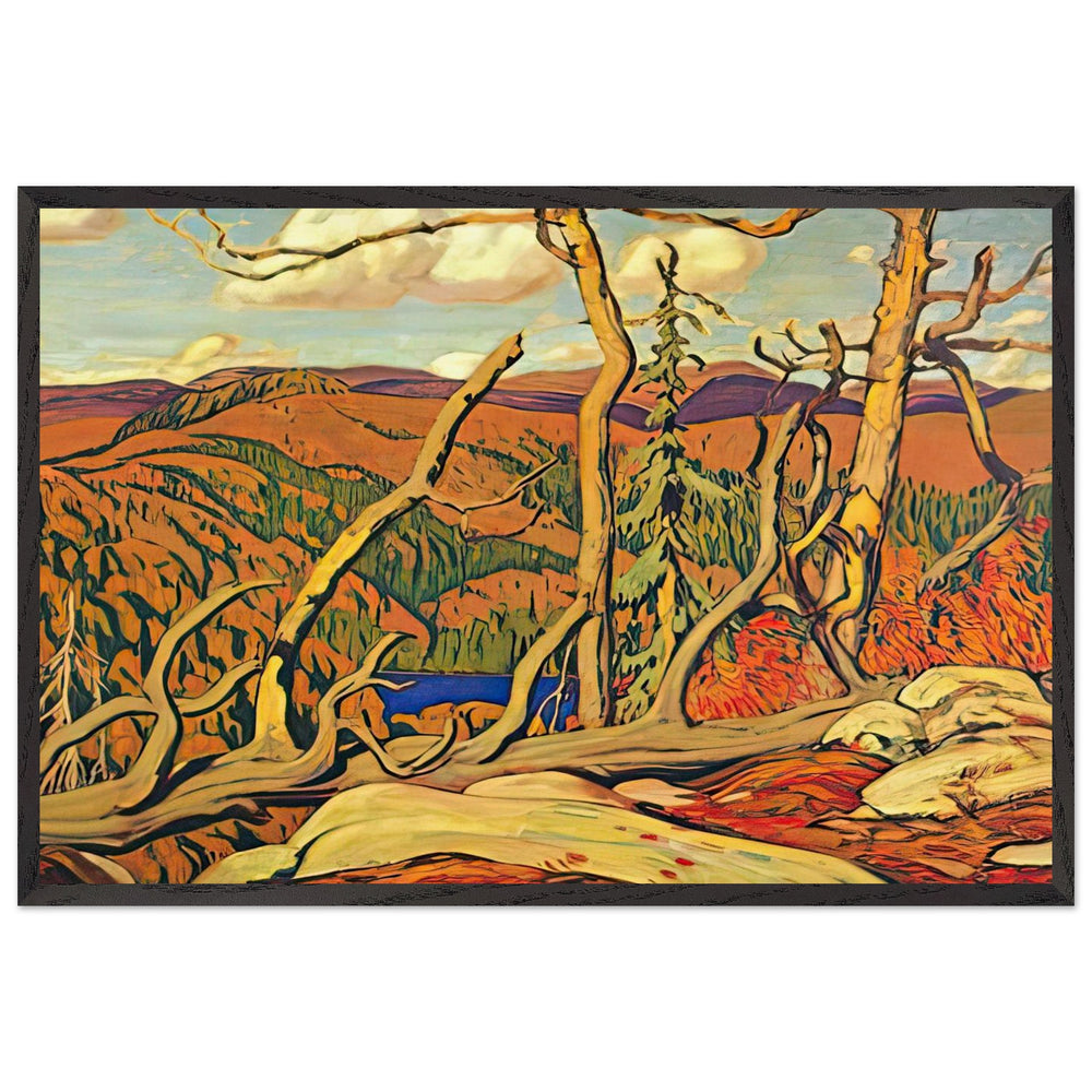 Northland Hilltop by J. E. H. MacDonald, framed poster