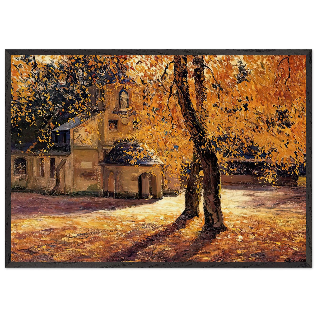 Notre Dame de Grace, Honfleur by Guy Rose, framed poster, view 3