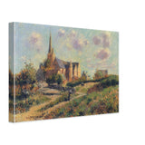 Notre Dame de la Clarte by Gustave Loiseau, canvas, view 2