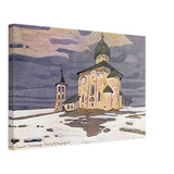 Novgorod. Spas Nereditsky by Nicholas Roerich, canvas