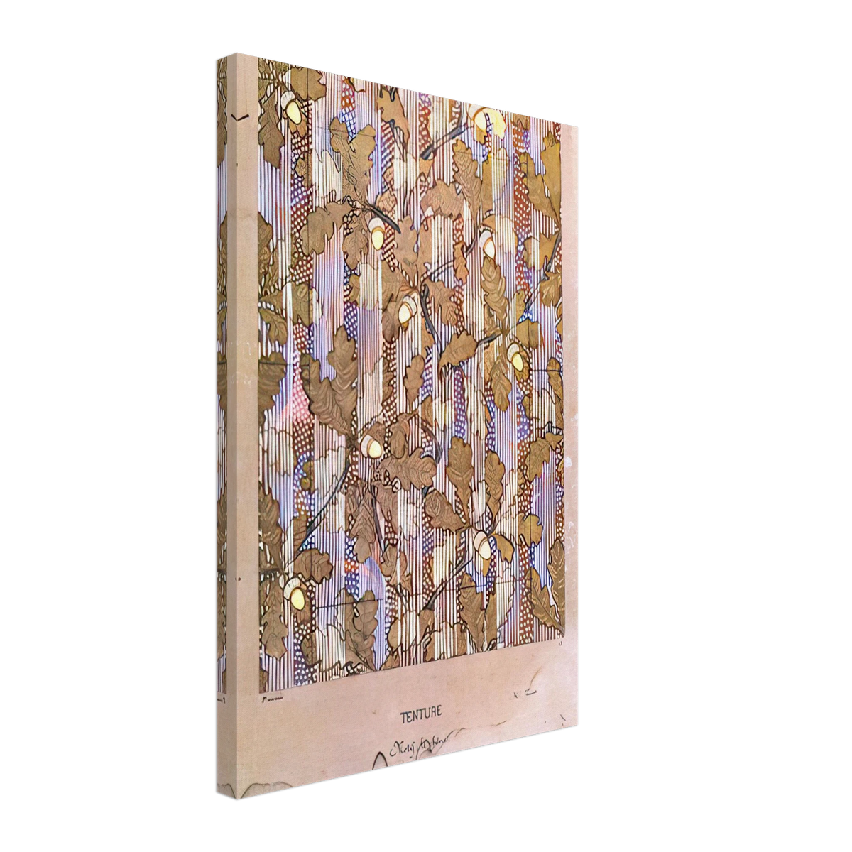 Oak Study for Fabric Printing by Eliseu Visconti, canvas