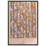 Oak Study for Fabric Printing by Eliseu Visconti, framed poster