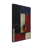 Objet Plastique Planos de Color con Dos Maderas Superpuestas by Joaquin Torres Garcia, canvas, view 2