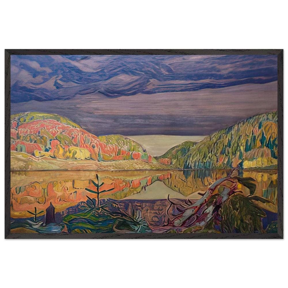 October Shower Gleam by J. E. H. MacDonald, framed poster