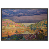 October Shower Gleam by J. E. H. MacDonald, framed poster