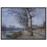 Oise at Pontoise by Gustave Loiseau, framed poster, view 3