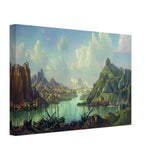 Old Harbor by Konstantin Bogaevsky, canvas, view 2