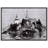 Old Ladoga. Fortress by Nicholas Roerich, framed poster, view 3