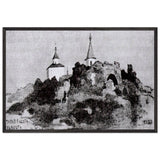 Old Ladoga. Fortress by Nicholas Roerich, framed poster