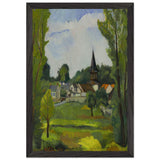 Old Mill Church near Compiegne (Oise) by Suzanne Valadon, framed poster, view 2